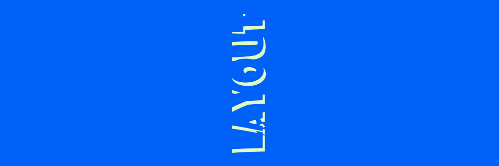 Basic design words: layout&nbsp;elements